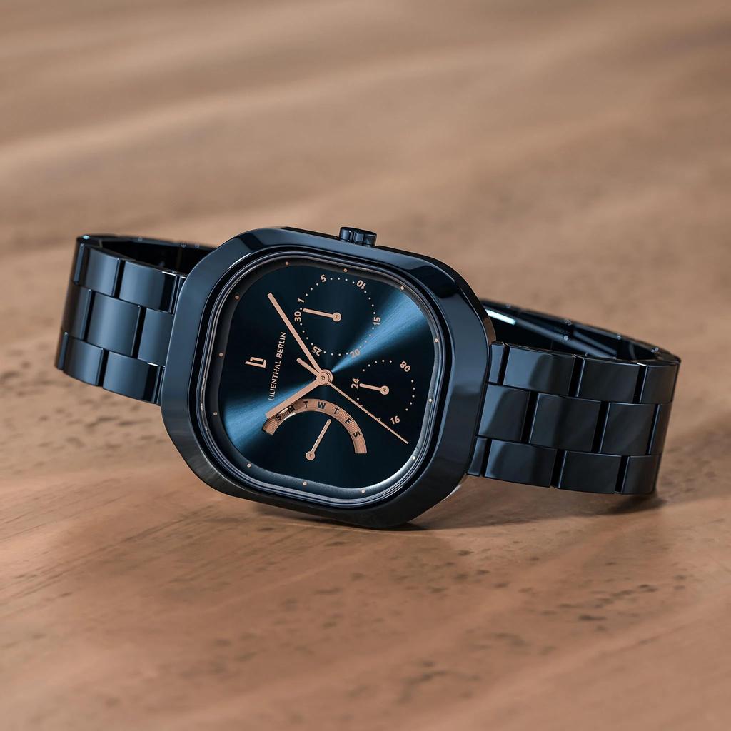 Lilianthal Berlin Multifunction Made in Blue Watch, Germany, M1-005-SB040ES, Women's,