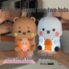 One Two & Bubu 'I Love You' Voice-Activated Light-Up Keychain – Romantic Gift for Partner