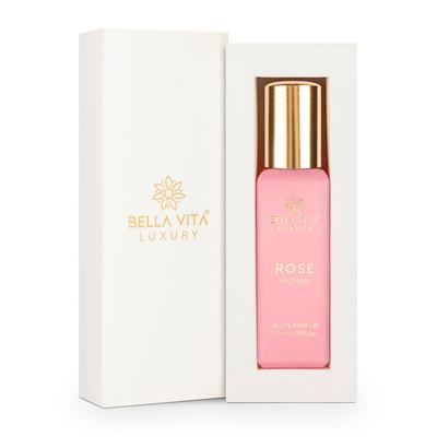Bella Vita Lüks Gül Kadın Eau De Parfum Kadın Parfüm |Floral & Sweet EDP Uzun Ömürlü Koku Kokusu, 20 Ml