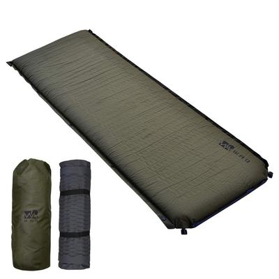 Tapis de camping WAQ, Tapis de camping en voiture, Épais 8 cm, Compact, Valeur R 6.0, Uréthane spécial, Léger, Tapis gonflable (OLIVE)