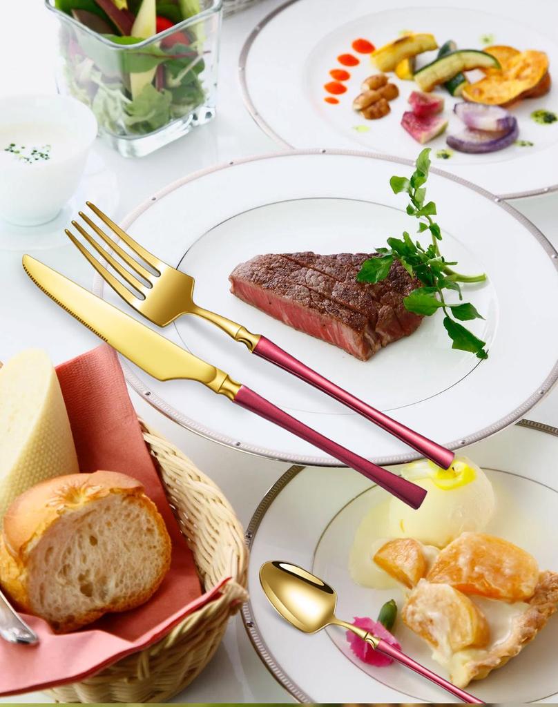 Nowoczesny Zestaw Sztućców ze Stali Nierdzewnej 2025: Kolekcja 24/30 sztuk noży, widelców i łyżek dla hoteli i restauracji zachodnich.