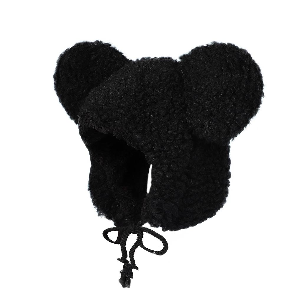 XGOPTS Women's Plush Bear Hat, Cute, Warm, Thick, with Earflaps, Perfect for FallWinter, Sun Protection, and Cold Weather Protection. Perfect for