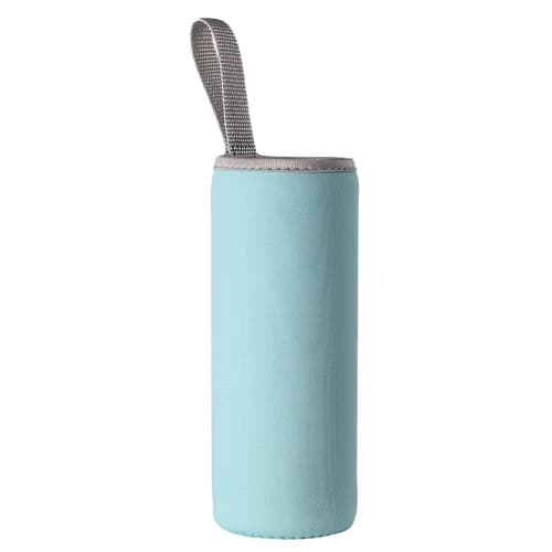 AZNABLE Water Bottle Cover, 500ml, PET Bottle Cover, Insulates and Cold Water, Fits 500-600ml Bottles (Pastel Blue)