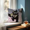 Cute bblack cating Cushion Cover Cushion Cover Set Pcs x x x Pillowcase Decorative Sofa Home Decor