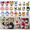 Hand-Woven Crocheted Ornaments Positive Energy Birthday Cake With Hugging Blessing Card Gifts Cute Animal Cat Doll Ornaments