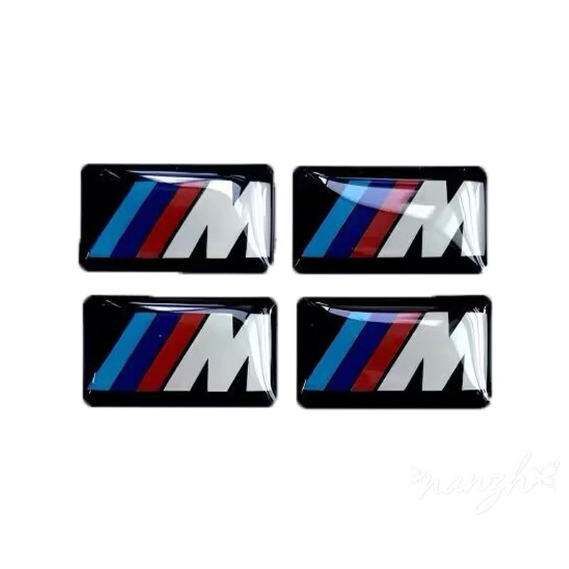 Car Steering Wheel Hub Stickers For All BMW E46 E39 E38 E90 E60 E36 F30 X1 X3 X5 M Logo Center Emblem Badge Sticker DIY Sticker xksh32