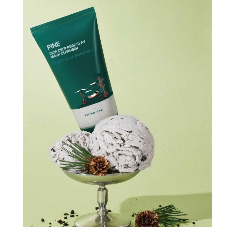 Round Lab Pine Cica Deep Pore Clay Pack Cleanser 150ml – Deep Cleansing & Soothing Pore Care