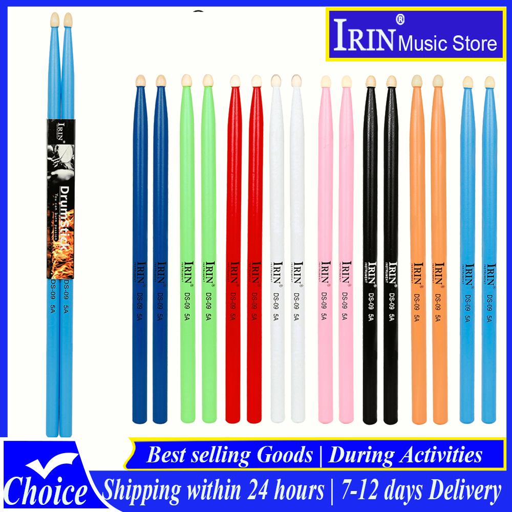 IRIN 5A Drumsticks Ahorn Drumsticks DS-09 Mehrfarbige Drumsticks Professionelle Percussion Musikinstrument Zubehör Teil