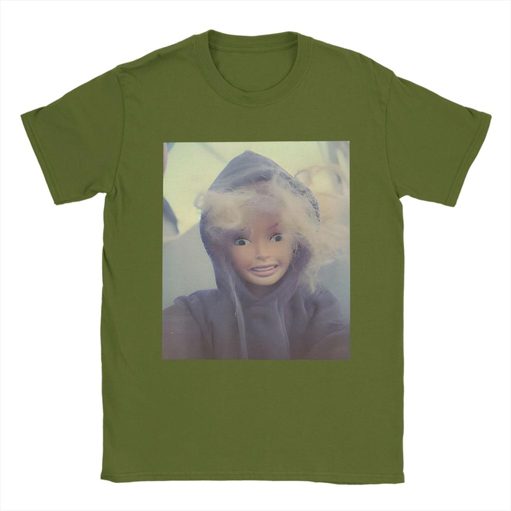 Distressed Doll Face Meme 100 Cotton T Shirt For Unisex Summer  Classic TShirts O Neck Leisure Tee Shirt Oversized Print Clothes