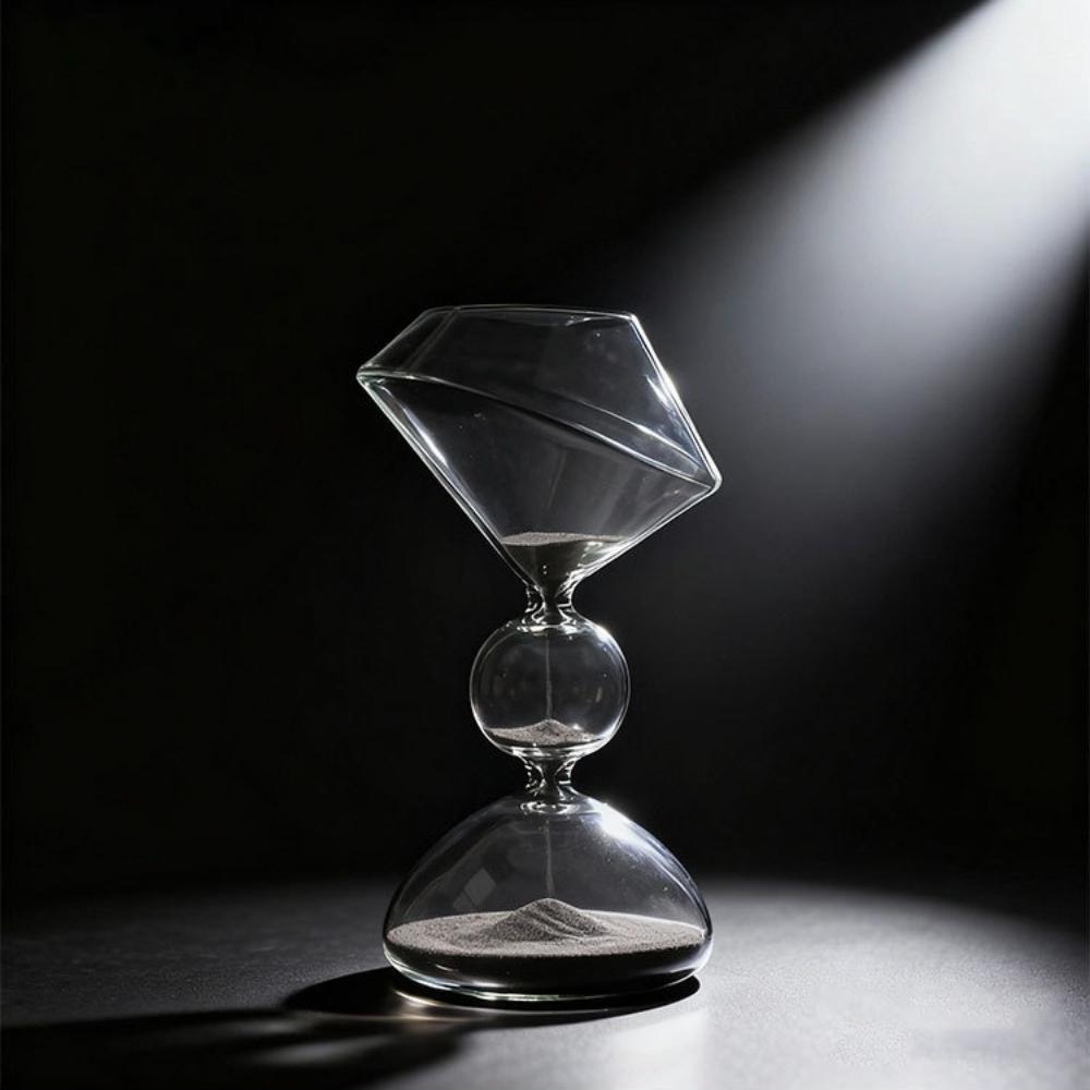 Creative Glass Hourglass Timer Home Art Alien Three Sections Sand Clocks Desktop Office Decor Creative Gifts Modern Home Decor