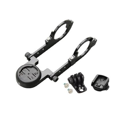 Suporte Combinado Tipo 19 Tipo Estreito com Inferior para Diâmetro de Abraçadeira de Guidão [RECMount] "Segunda Geração" Garmin/CatEye (Adaptador de Duas Mãos)