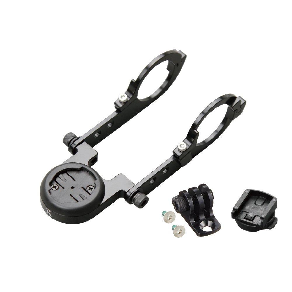Type 19 Combo Mount Narrow Type with Lower for Handlebar Clamp Diameter [RECMount] "Second Generation" Garmin/CatEye (Double-Handed Adapter)