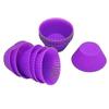 10Pcs Round Silicone Cake Muffin Cupcake Mold Maker Reusable Pastry Baking Tool
