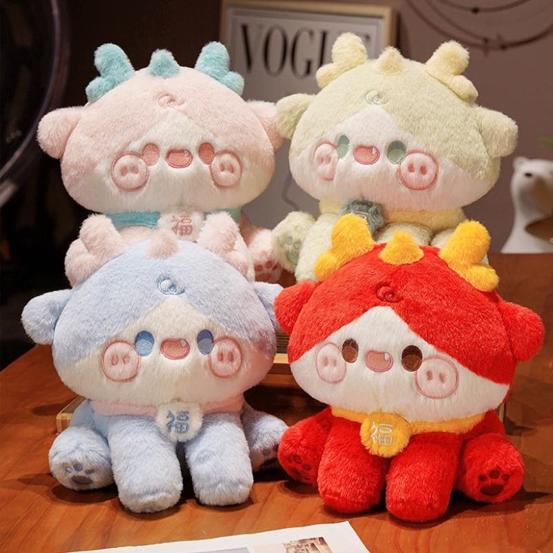 Cute Cartoon Plush Toy Wholesale Soft And Fluffy Dragon Cushion For Birthday Gift