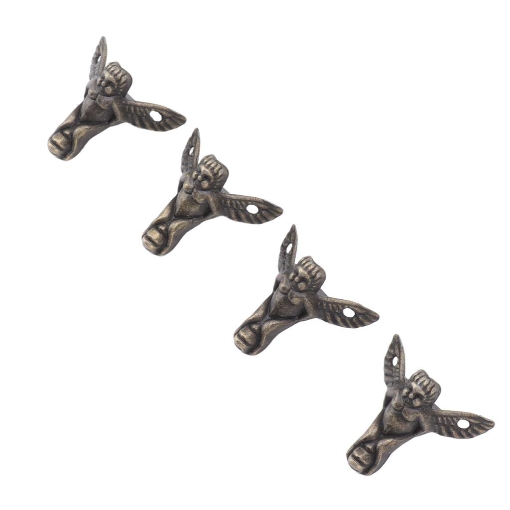 20 STÜCKE Metallboxfüße Zinklegierung Feine Details Schmuckkästchen Beschläge Füße für Holzkiste Schmuckkästchen