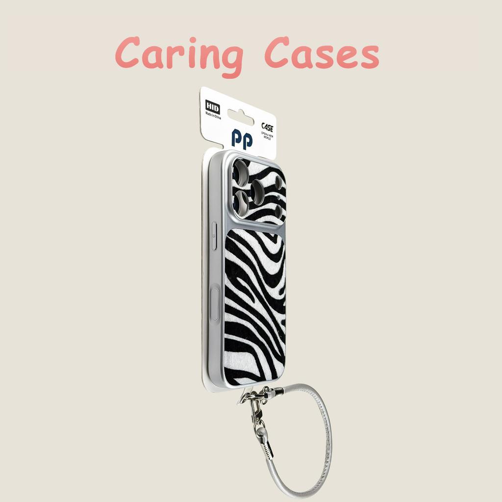 For iPhone 17 Pro Max Case Zebra Print New Aurora-Shift Window Anti-Drop Premium Minimalist Hard Shell Case with iPhone 16 15 14