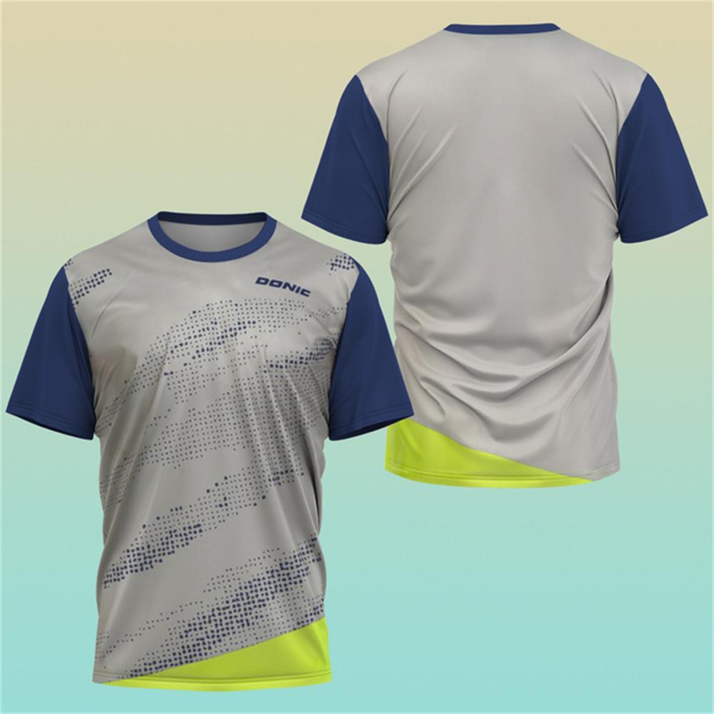 3D Boutique Table Tennis Jerseys Training T Shirt 2024 New Style Sweat Absorbent Comfortable Top Table Tennis Shirt Cloth Jersey