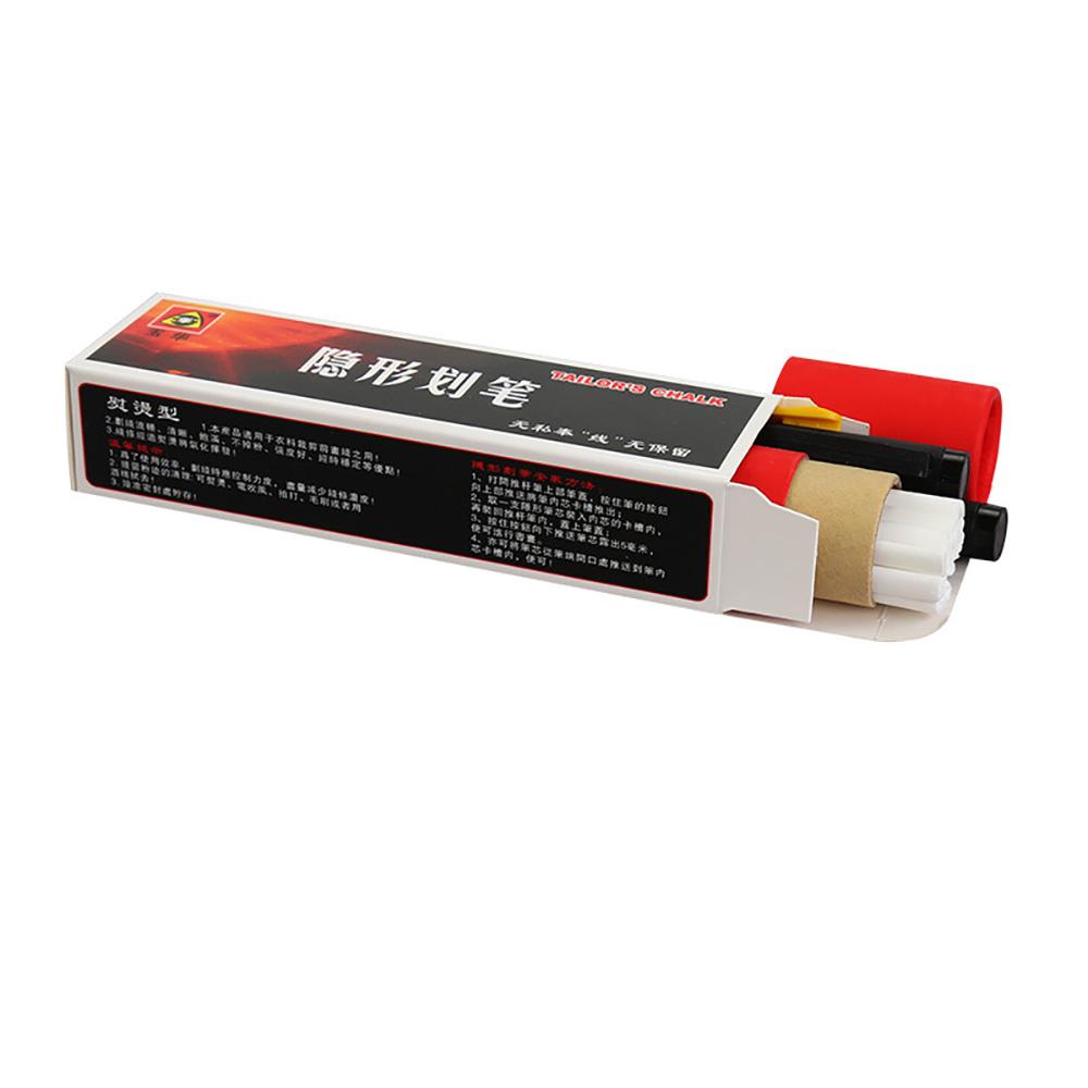 Tailors Invisible Chalk Pencil Patchwork Disappearing Fabric Marker Pens for DIY Craft Sewing Marking Chalk Sewing Accessories