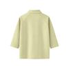 Women's Mock Neck, Zip,up, Color, 3/4 Sleeve Top