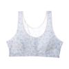 Cotton Front-Fastening Wire-Free Sleep Bra for Mature Women