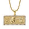 European and American Hip-hop Jewelry, Gold-plated Diamonds, Dollar Pendants, Necklaces.