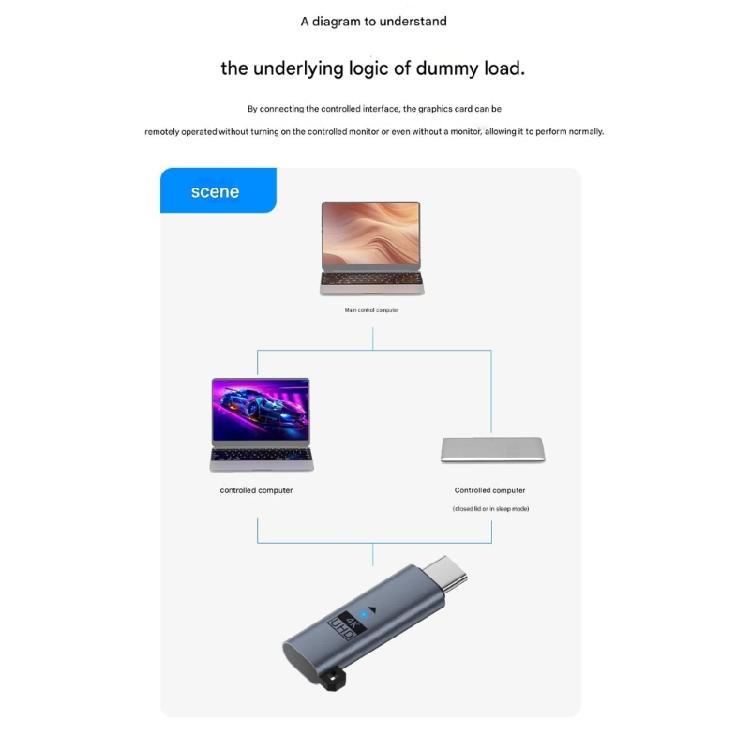 Fast Speed USB C Adapters Blocks PC Sleep Mode Delivers Clear 4K Resolution Video