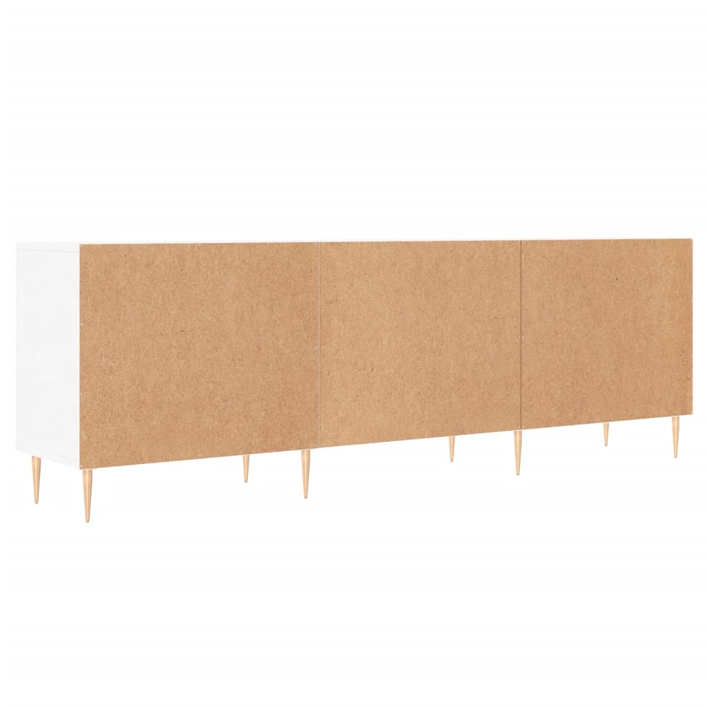 TV Stand White 150 x 30 x 50 cm Particleboard