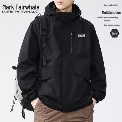 Mark Fairwhale Men's Hooded Lightweight Outdoor Jacket
