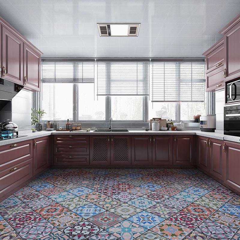 Kitchen Leather Carpet Non-slip Mat  Waterproof and Oil Proof Floor Mat Balcony Door Mat Room Carpet Area Rug Washable Bath Mat