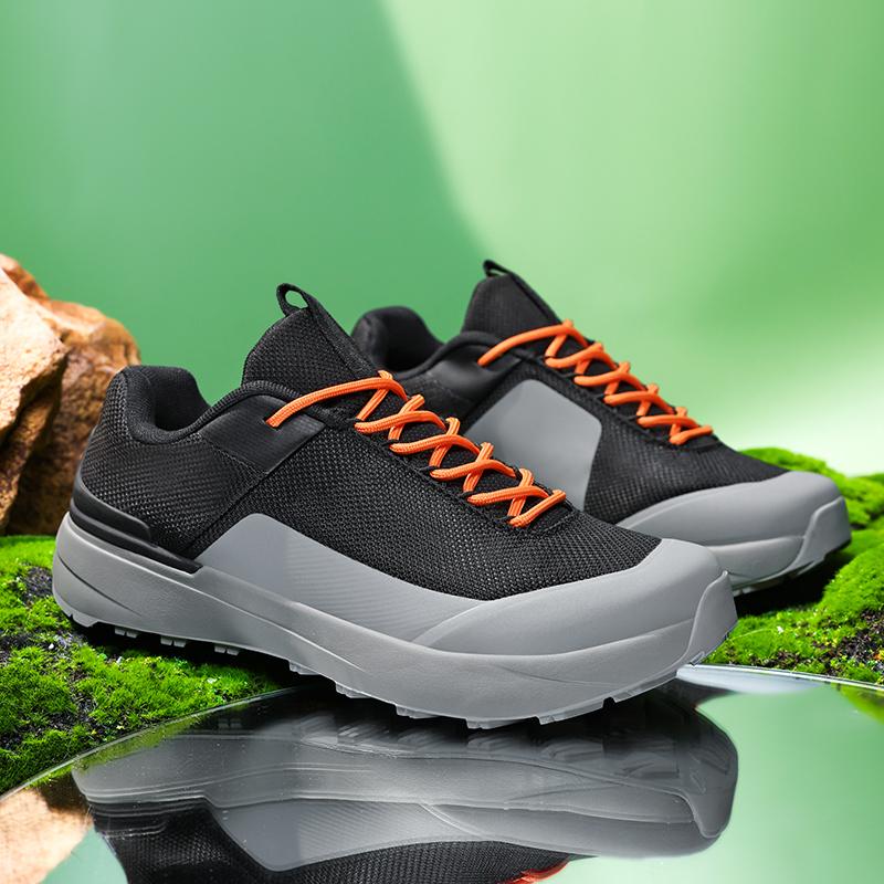 Fashion Men's Breathable Mesh Walking Shoes Lightweight Comfortable Sneakers for Men Non-Slip Casual Sports Shoes Lace-Up Running Shoes