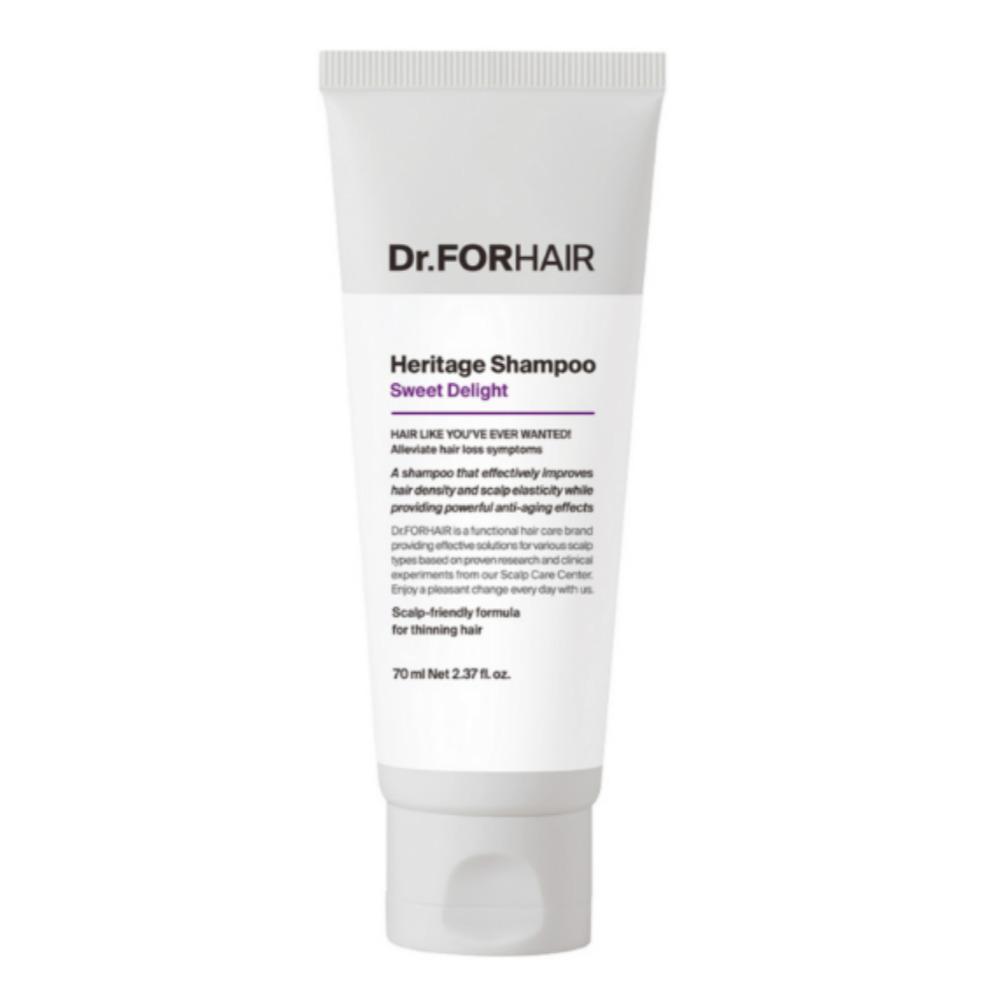 

[Dr.FORHAIR] Шампунь для кожи головы Anti-aging Heritage 70 мл 3 вида Sweet Delight
