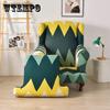 Conjunto de capa para poltrona com asas impressas de 2 peças, capa elástica para poltrona com fundo elástico, capa protetora para decoração de sala de estar e quarto