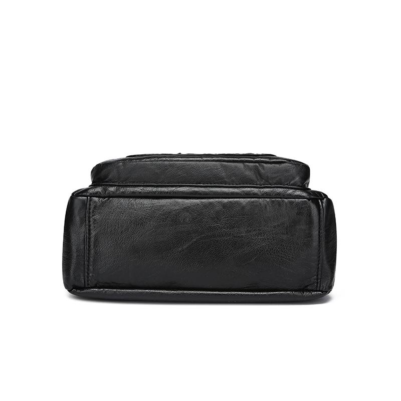 Damentasche Weiche Leder Mehrschichtige Schulter Umhängetasche Muttertasche