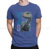 Jurassic Park Dinosaurs Film Pure Cotton TShirt Blue  Elegant T Shirt Leisure Men Clothes Newest Design