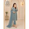 Heavy Organza Silk Pakisatni Salwar Kameez Indian Bollywood Party Wear Suit