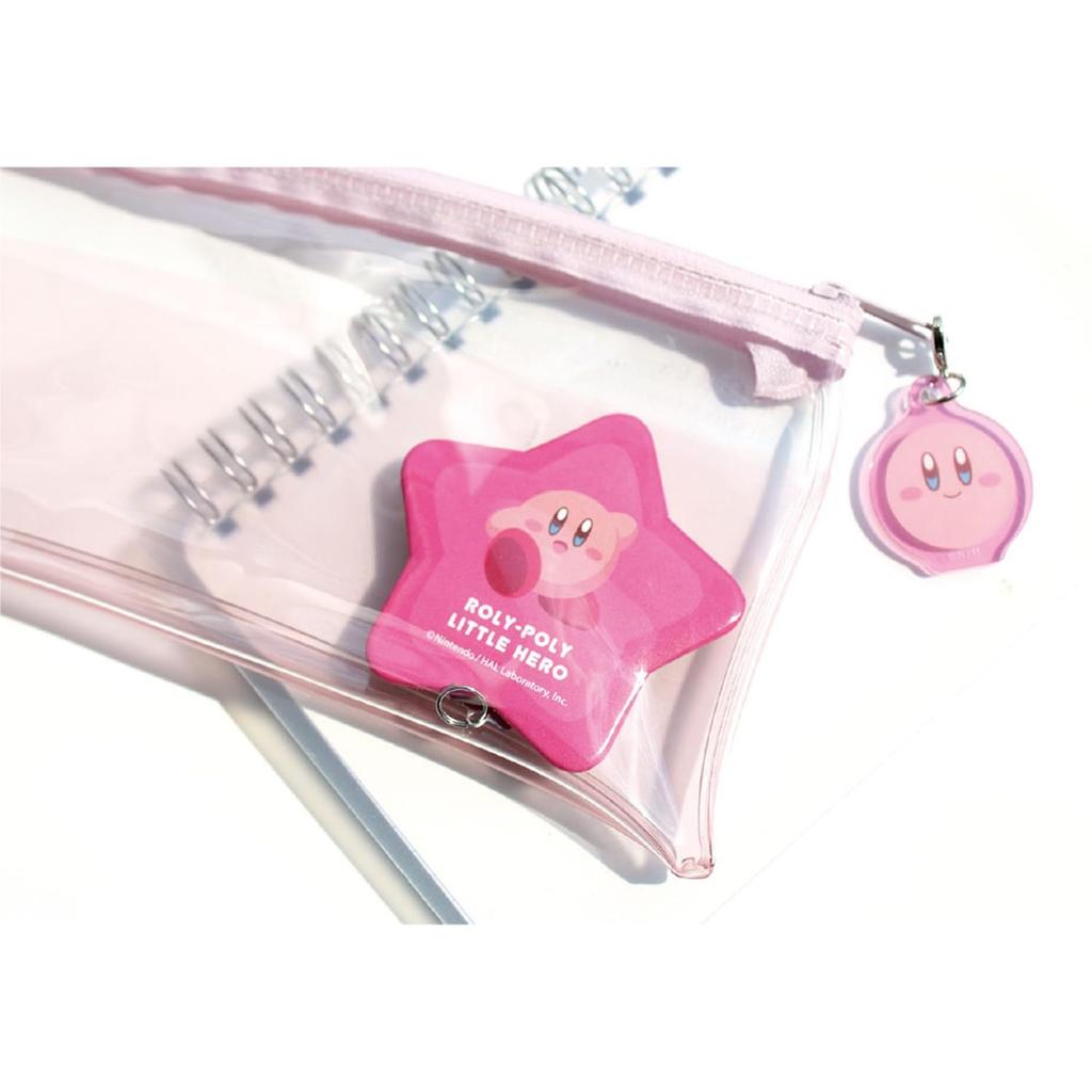 T's Factory Kirby Waddle Dee Star-Shaped Can Badge with Charm, Fluffy Blue, Approximately 110mm H x 60mm W x 5mm D (HK-5545113BL)