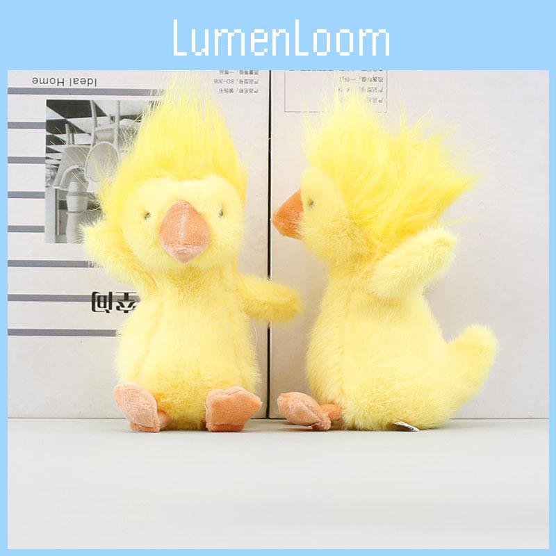With Duck Plushie Pp Cotton Filling Short Fur Stuffed Doll For Kids Room Decor