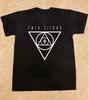 Twin Tribes Logo Schwarzes Baumwoll-T-Shirt Volle Größe S-5XL Unisex HT506