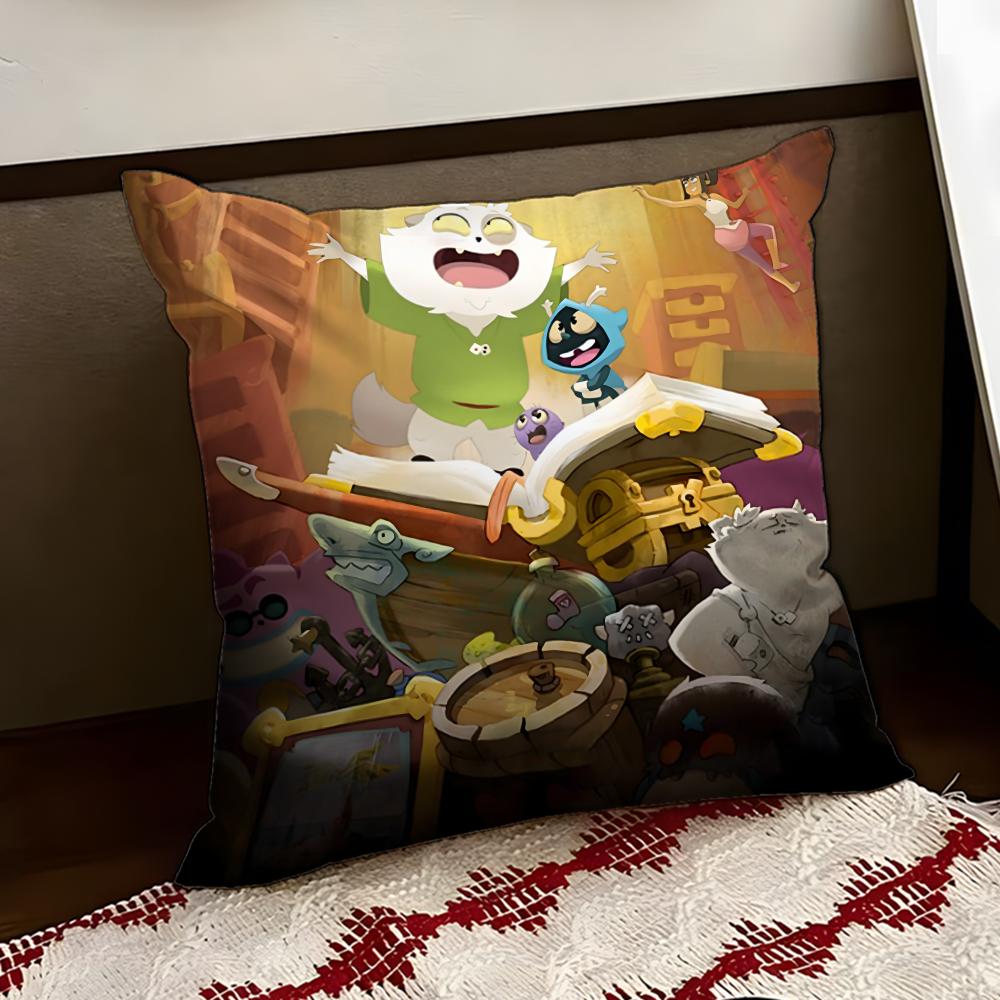 Game DDofus Cushion Cover Reversible Soft Durable Pillow Cover Home  Car MultiScene Use for Daily Comfort