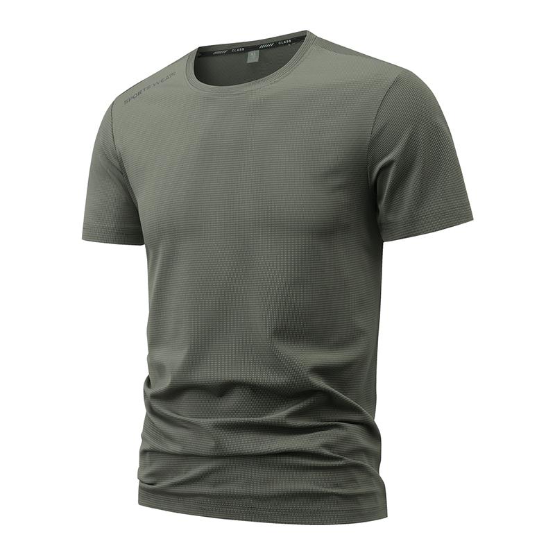 Extra Large Size Men's Short-sleeved Quick-drying T-shirt Loose Casual Plus Size Plus Size Half-sleeved T-shirt