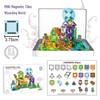 Portable Magnetic Tile Set: Travel-Friendly Educational Toy for Building and Creativity - Christmas Gift