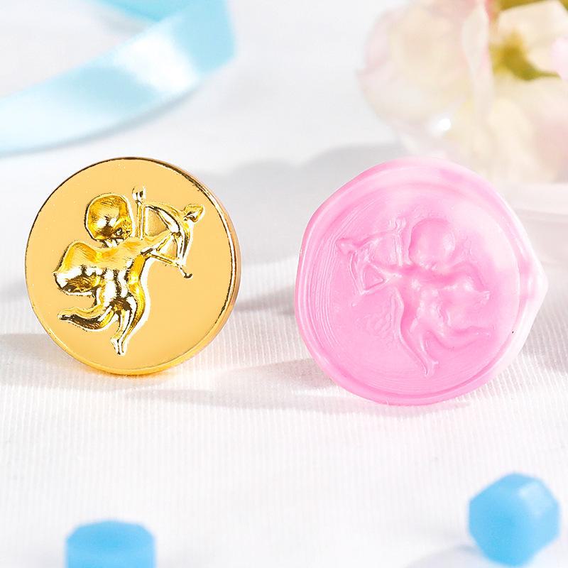 Eco-Friendly Zinc Alloy Retro Wax Seal Head with Color-Preserving Electroplating