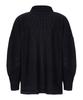 LEVELD Pleated Line Oversized Long Sleeve Shirt