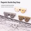 Strong Magnetic Snap Buckle for Leather Bags: Hidden No-Sew Clasp Accessory