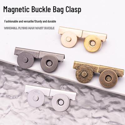 אבזם הצמדה מגנטי חזק לתיקי עור: אביזר סוגר נסתר ללא תפירה