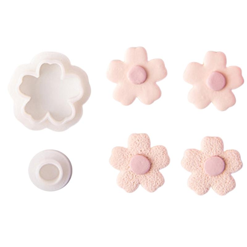 Clay Cutter Leaf Flower Shape Clay Earring Molds for Earrings Making Clay Earring Cutter Tool for Jewelry Making