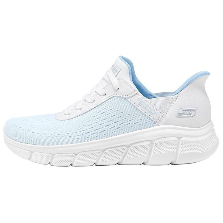 Skechers Bobs B Flex Soft And Comfortable Low-Top Casual Shoes Women sneaker Blue White 117303-WHT 35