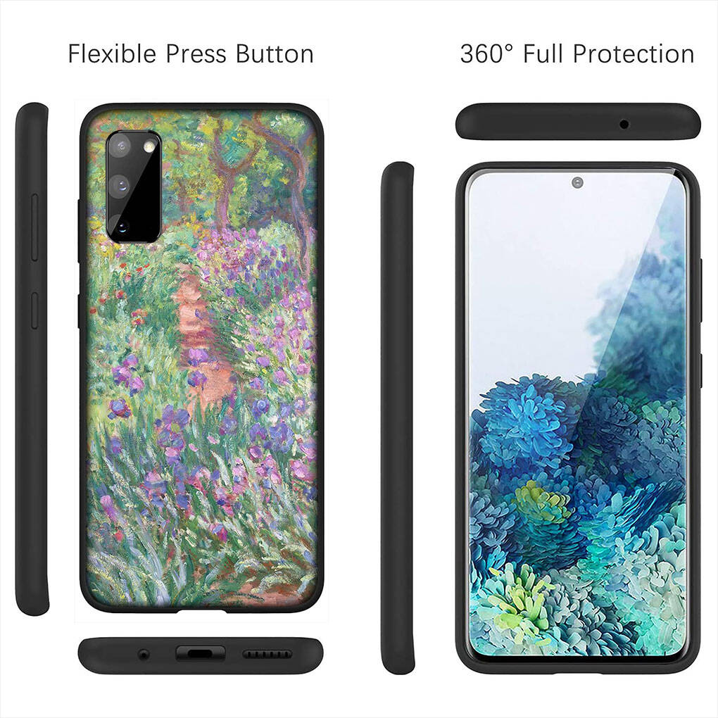Cover for iPhone 17 16 15 Xiaomi Poco Redmi Note 14 13 12 11 Pro Max Samsung Galaxy S25 S24 S23 OPPO Huawei Art Claude Monet Waterlily Cat Phone Case