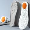 1 Pair 4D Cloud Breathable Insoles with Arch Support Shock-Absorbing Foot Protection Inserts Non-Slip Anti-foot Deformation Shoe Insoles for Sports