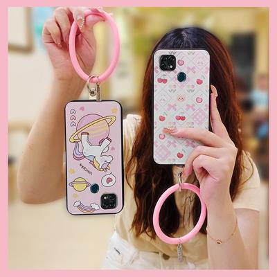 Waterproof Back Cover Phone Case For ZTE Blade 20 Dirt-resistant Ring Funny Bracelet Cartoon Heat Dissipation Anti-knock